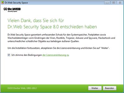 Dr Web Security Space Version 8