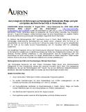 [PDF] Pressemitteilung: Auryn beginnt mit Bohrungen auf Goldprojekt Homestrake Ridge und gibt ein Update des Bohrfortschritts in Committee Bay