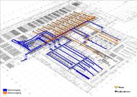 3d Ansicht Layout mit Logo