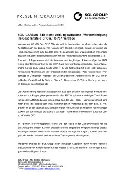 2012-10-24_SGL CARBON SE - Nicht zahlungswirksame Wertberichtigung im Geschäftsfeld CFC auf.pdf