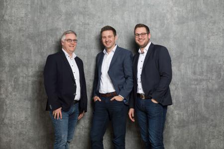 Die Laudert-Geschäftsführung. Von links: Jörg Rewer, Sven Henckel und Holger Berthues