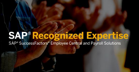 SAP Recognized Expertise für Employee Central and Payroll Solutions