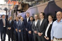 The combined teams from Rheinmetall, RGM and Supacat at LAND FORCES 2024 trade fair recently