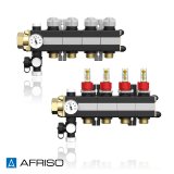 Der neue Kunststoffverteiler löst viele alltägliche Herausforderungen im SHK-Handwerk: Er ist flexibel für das Heizen oder Kühlen einsetzbar und lässt sich dank der vierteiligen Wandhalter völlig frei platzieren – passend für verschiedenste Abstände zur Vor- bzw. Rücklaufleitung oder sonstigen Gegebenheiten auf der Baustelle.