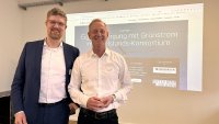 Die Initiatoren Dirk A. Neumayer und Professor Gent / Copyright: Florian Apel