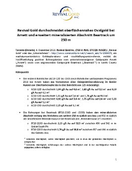 Revival Gold Inc  - Beartrack-Arnett Drill Results - December 4th 2018 - FINAL_DE.pdf