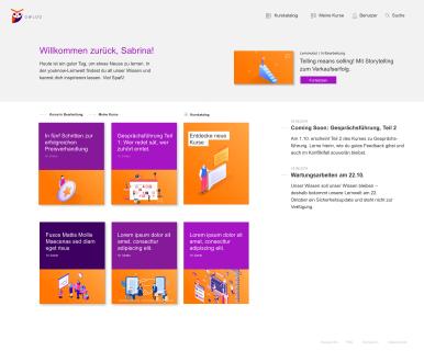 youknow Learning Management System Designbeispiel 2