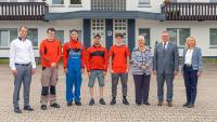 Begrüßung der neuen Auszubildenden bei FLECK