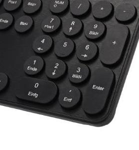 Tastatur "KC-500" im Retro-Look