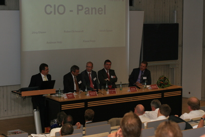 CIO-Panel auf der HIS-Tagung 2010