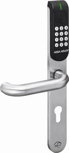 Der neue AperioTM PINpad-Türbeschlag von ASSA ABLOY sorgt für doppelte Sicherheit bei der Authentifizierung. Darüber hinaus kann er schnell und problemlos montiert werden – ganz ohne Verkabelung (Foto: ASSA ABLOY )