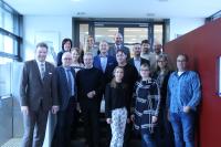 Gehen die Digitalisierung gemeinsam an: die Steuerungsgruppe der E-Government AG, bestehend aus Vertretern der Referenzkommunen, des krz und des IVM², Foto: krz