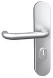 Die ASSA ABLOY Schutzbeschläge sind universal einsetzbar und in unterschiedlichen Drücker-Design-Varianten erhältlich (Foto: ASSA ABLOY Sicherheitstechnik GmbH)