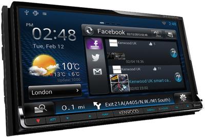 Das "Car-Entertainment-Highlight des Frühjahrs 2013"*: Kenwood-Navitainer mit Internetzugang sowie eigenständigem WLAN-Netzwerk einschließlich DLNA