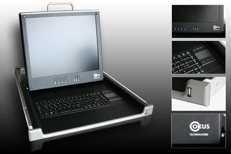 Monitor-Tastatur-Schublade von Fokus Technologies