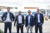 Die vier neuen Prokuristen v.l.n.r.: Tom Schultheis, Michele Sirigu, Rico Renatus, David Buettner