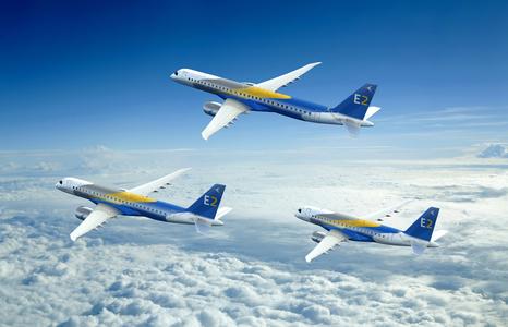 Embraer E2 Jets. Image courtesy of Embraer S.A