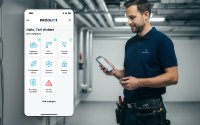 Die ProduQt-App im Einsatz: Alle Meldungen im Gebäudemanagement gebündelt – mit Foto, Standort und Priorisierung.