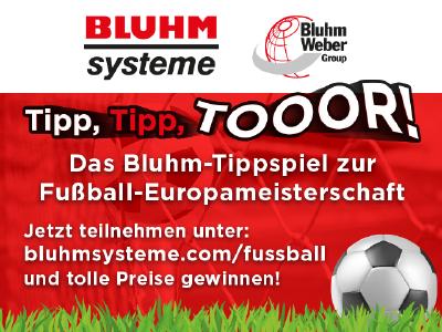 Bluhm Systeme organisiert digitales Tippspiel zur Fußball-Europameisterschaft 2021