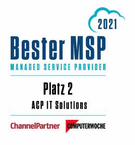 ACP IT Solutions erreicht im Ranking der „Besten Managed Service Provider 2021“ Platz zwei