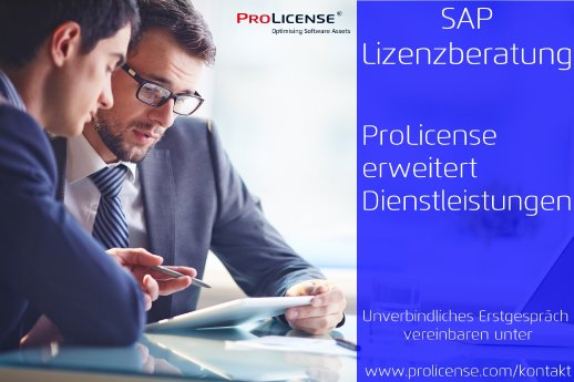 SAP Lizenzberatung - ProLicense erweitert Dienstleistungen.jpg