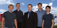 Ein Teil des Prager winkler Teams. Mitte: Betriebsleiter Tomas Novosad