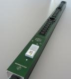 Das in die PDU integrierte Funkmessmodul erfasst alle Stromwerte und liefert so die Datenbasis, um die Lastverteilung am Rack zu optimieren