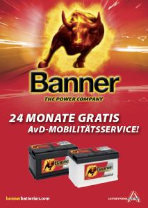 Banner Batterien kooperiert seit mehr als 15 Jahren mit dem AvD im Rahmen des AvD Mobilitätsservices / Fotocredit: Banner Batterien