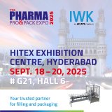 IWK Packaging Solutions makes its debut at Pharma Pro&Pack Expo, taking place from September 18 to 20, 2025, at the HITEX Exhibition Centre in Hyderabad, India.