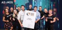 German Innovation Award-Jury übergibt Auszeichnung an ADAMOS-Team, (v.l.n.r.): Laura Keller, Daniel Poodratchi, Isabel Schneider, Christian Brandl, Dr. Marco Link, Dr. Felix Hackelöer, Dr. Tim Busse, Stefan Weber, Raul Moesner, Yvonne Sorg German Innovation Award-Jury übergibt Auszeichnung an ADAMOS-Team, (v.l.n.r.): Laura Keller, Daniel Poodratchi, Isabel Schneider, Christian Brandl, Dr. Marco Link, Dr. Felix Hackelöer, Dr. Tim Busse, Stefan Weber, Raul Moesner, Yvonne Sorg