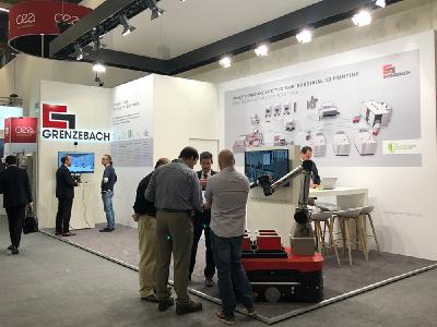 Mit Experten von allen Kontinenten tauchte Grenzebach bei der formnext in Frankfurt ein in die Welt der Additiven Fertigung
