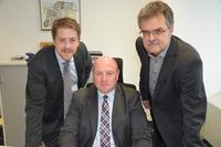 v.l.n.r. Sascha Rankers, Peter Felgenhauer, Joachim Nummert