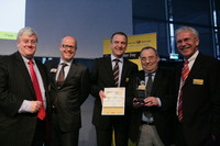 (von links) John Allen, Remco Overwater, Matthias Kramm, John Ridgeway, Hugo Eckseler