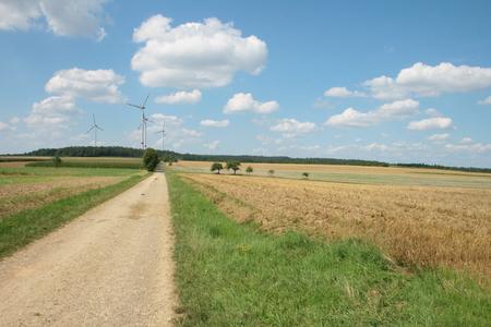 Visualisierung Windpark Bürgerwald von Green City Energy / Standort Wels