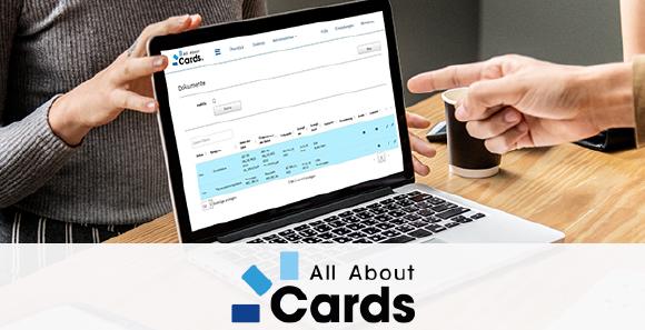 Im firmeneigenen "Collaboration Tool" von All About Cards werden Dokumente wie Korrekturabzüge und Druckdaten sicher und DSGVO-konform übermittelt.