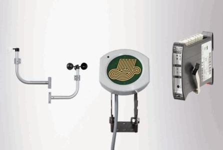 Wind direction and wind speed indicators, rain sensor and the GEZE MBZ 300 weather module