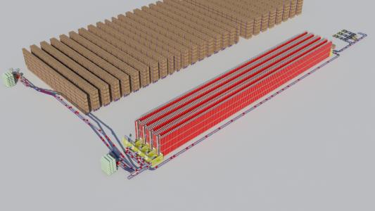 The automotive supplier ZF awarded SSI Schaefer to automate a new area of their warehouse in Jiaxing, Zhejiang province, China