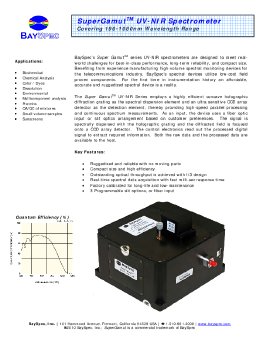 BaySpec-Datasheet_UV-NIR Spectrometer.pdf