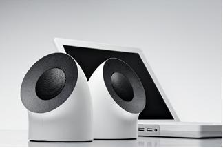 LaCie stellt neue USB-Lautsprecher im Design von Neil Poulton vor