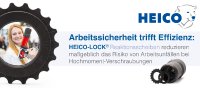 Arbeitssicherheit trifft Effizienz: HEICO-LOCK® Reaktionsscheiben reduzieren maßgeblich das Risiko von Arbeitsunfällen bei Hochmoment-Verschraubungen
