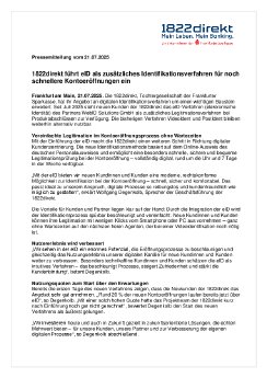 Pressemitteilung_Einführung eID bei der 1822direkt_20250721.pdf