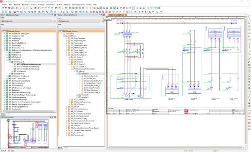 Durch Makros in Schaltplanprojekten können Konstrukteure einfach und schnell Fenster- und Symbolmakros in einem Projekt erkennen. Zudem lassen sich Makros mit erweiterten Einstellungen leichter aktualisieren / Quelle: Eplan Software & Service GmbH & Co. KG