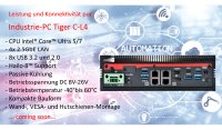 Leistungsstark, kompakt, KI-ready: Der Tiger C-L4 präsentiert sich als löwenstarker Industrie-PC für den modernen Fertigungsalltag Leistungsstark, kompakt, KI-ready: Der Tiger C-L4 präsentiert sich als löwenstarker Industrie-PC für den modernen Fertigungsalltag
