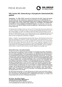 2008-03-12 SGL Carbon AG - Umwandlung in Europäische Gesellschaft (SE) geplant.pdf