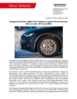 Bridgestone Blizzak LM005 feiert Testsieg im großen Winterreifentest 2023 von ACE, GTÜ und .pdf