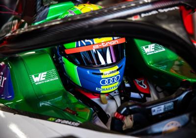 Die sportliche Werbung für eMobility – nach der Corona-Pause werden die Cockpits der Formel E wieder besetzt / Bildquelle: Audi Media Center