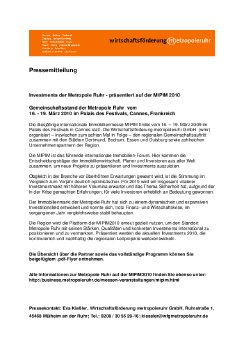 Presseinformation_ Metropole Ruhr auf der MIPIM2010.pdf