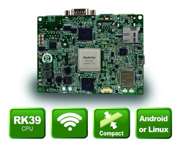 HYPER-RK39 - PICO-ITX Embedded Board mit Rockchip 3399 SoC