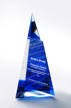 Trophy of 2014 Pinnacle Award - Delphi.JPG