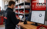 Digitale Ersatzteillager schaffen Transparenz zwischen Lager, Fahrzeug und Baustelle.